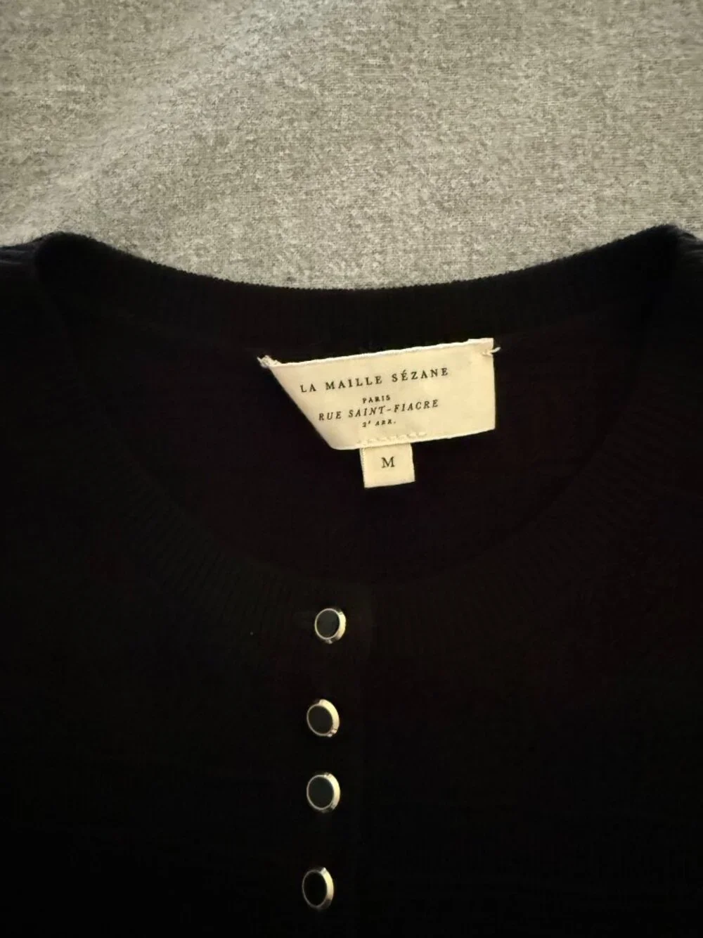 Sezane Lyna Jumper - Black - Size Medium - NWOT! - Picture 4 of 6
